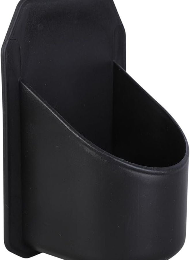 Black Wall Mounted Adhesive Beer Holder Home Beverage Container Organizer - Image 4
